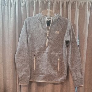 The North Face Women's Heathered Gray Zip-Up Jacket